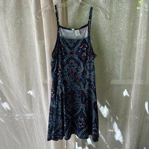 Mimi Chica Mini Dress Size M in Blue Multi